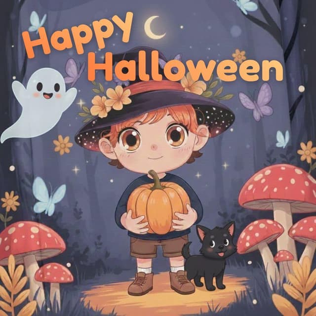 Happy Halloween Adventure Colouring Book